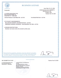 Washington Tobacco License